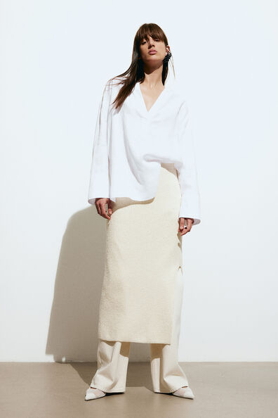 Popover linen shirt