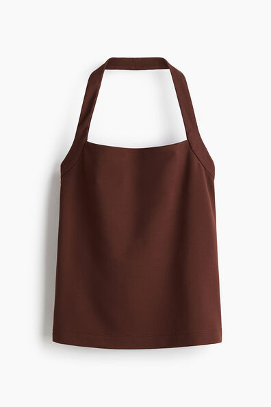 Halterneck vest top