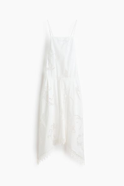 Broderie anglaise cotton dress