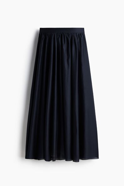 A-line midi skirt