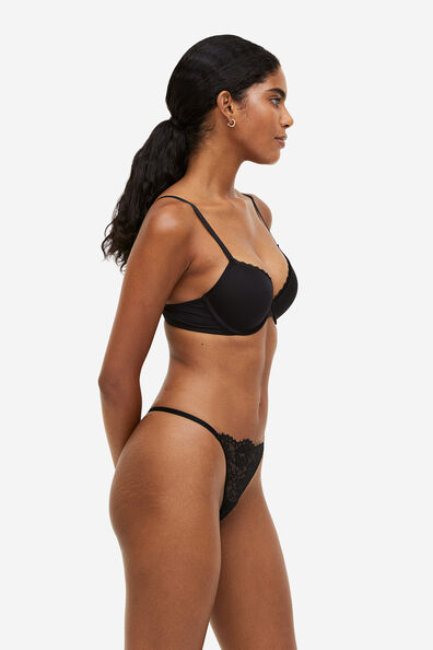 2-pack microfibre push-up bras
