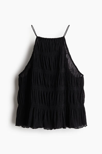 Smocked strappy top