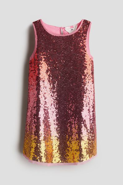 Sequined A-line dress