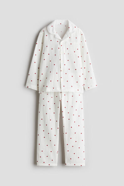 Cotton muslin pyjamas