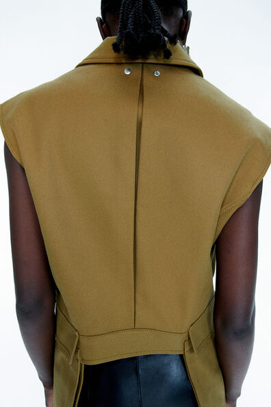 Twill utility gilet