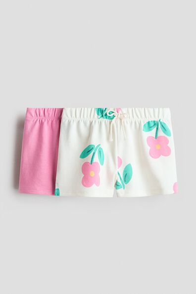 2-pack cotton sweatshirt shorts