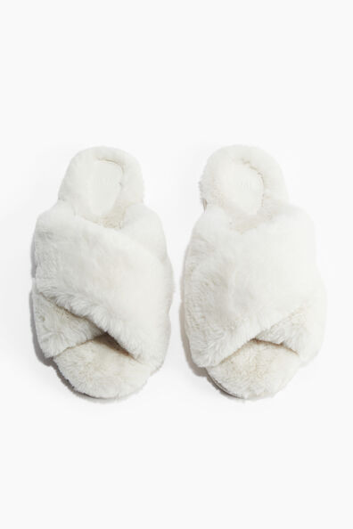 Fluffy slippers