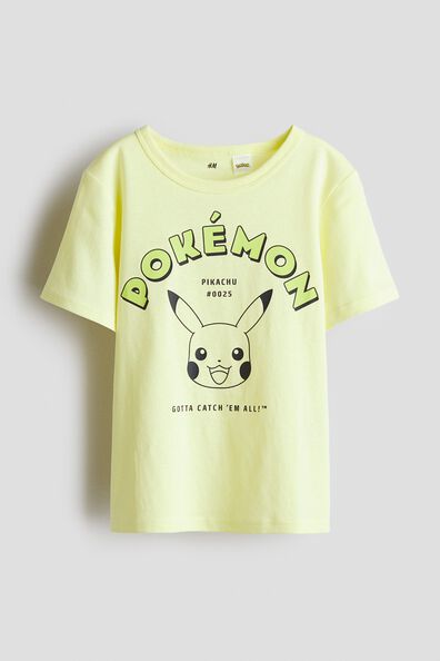 Printed cotton T-shirt