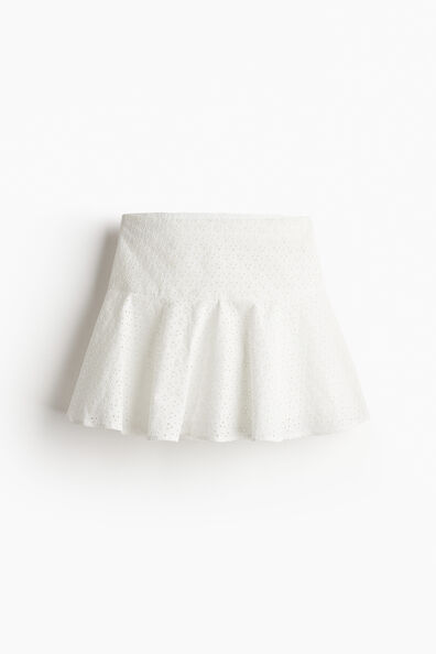 Flared mini skirt