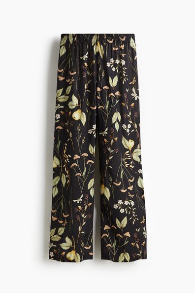Straight pull-on trousers