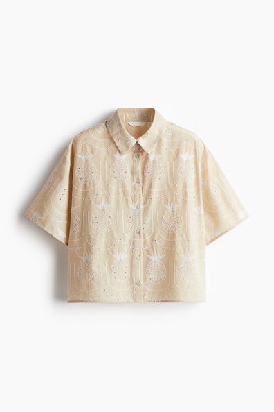 Broderie anglaise shirt