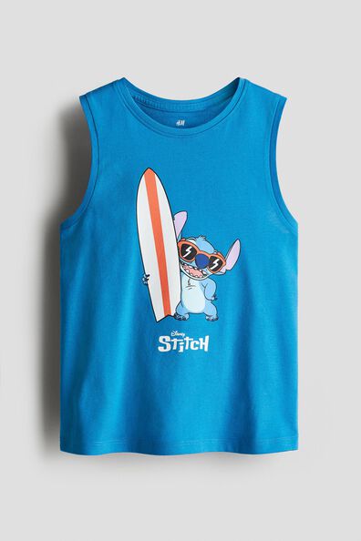 Printed vest top