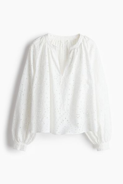 Broderie anglaise blouse