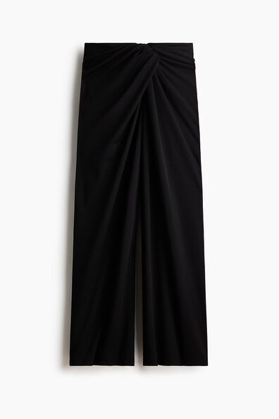 Twisted-detail trousers