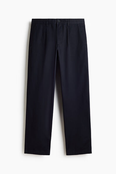 Relaxed Fit Cotton twill chinos
