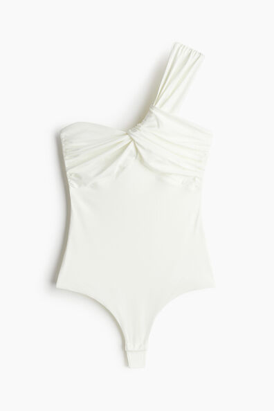 One-shoulder thong body