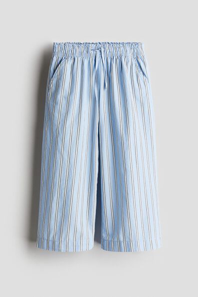Wide cotton trousers