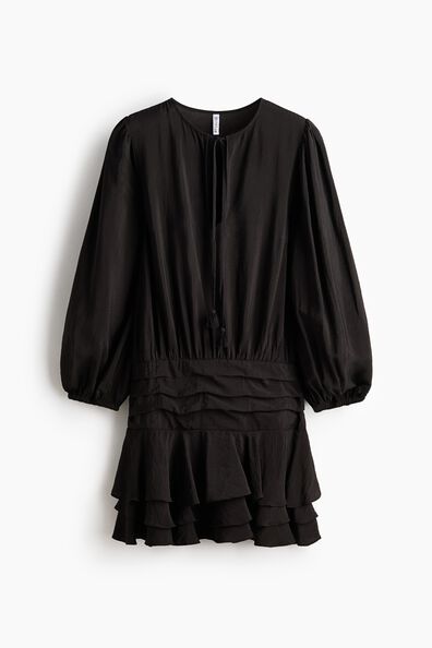 Tiered-skirt dress