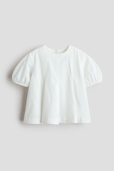A-line cotton blouse