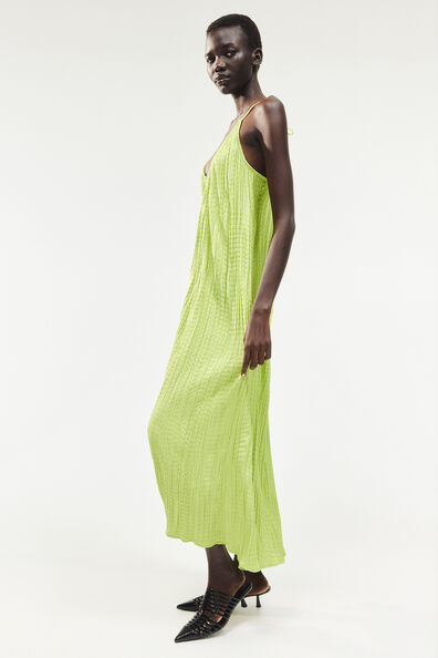 Pleated strappy dress