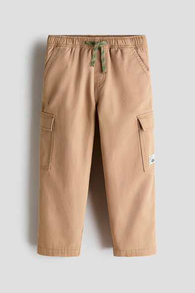 Cotton cargo joggers