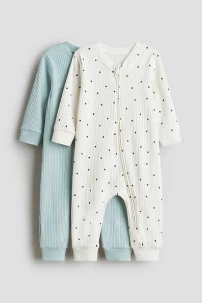 2-pack patterned cotton pyjamas
