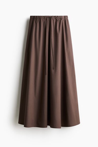 Circular maxi skirt