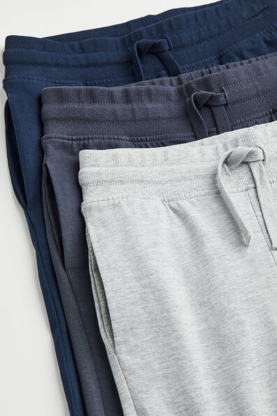 3-pack cotton jersey joggers