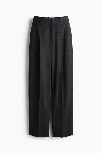 Tailored wool trousers
