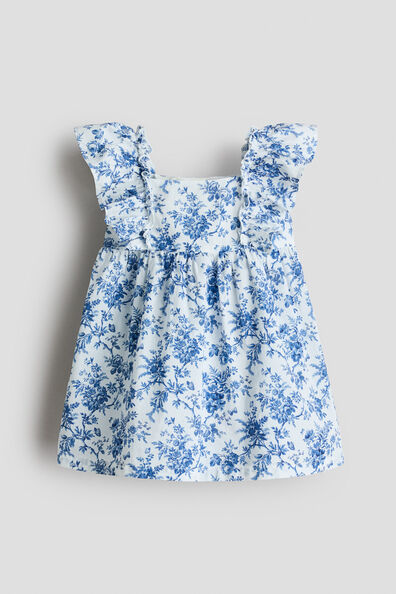 Empire-line cotton dress
