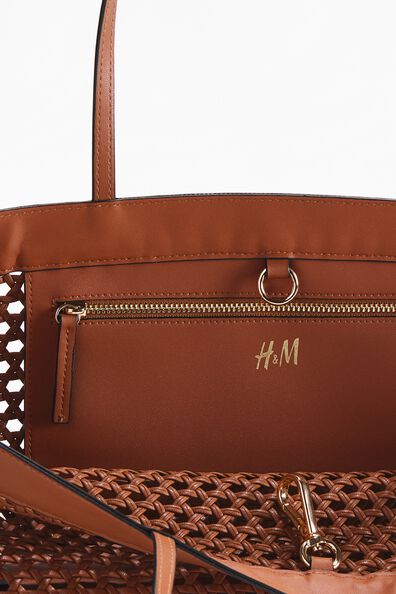 Lattice-weave shopper