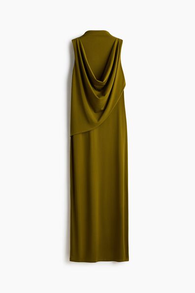 Draped maxi dress