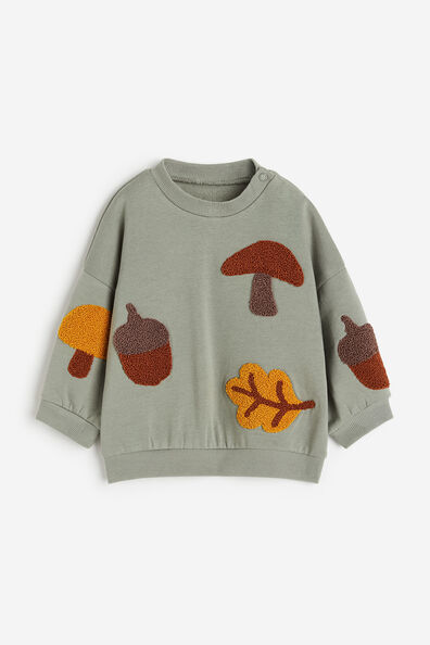 Appliquéd sweatshirt