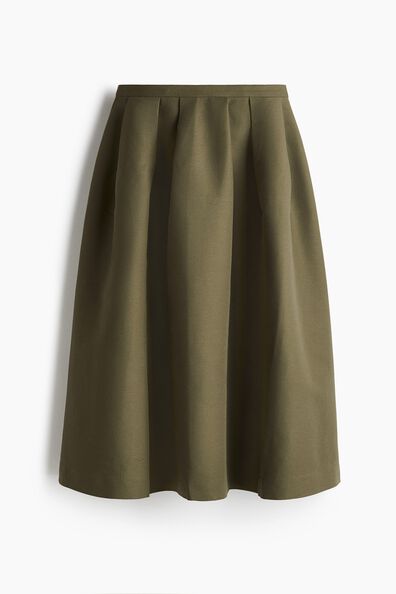 A-line midi skirt