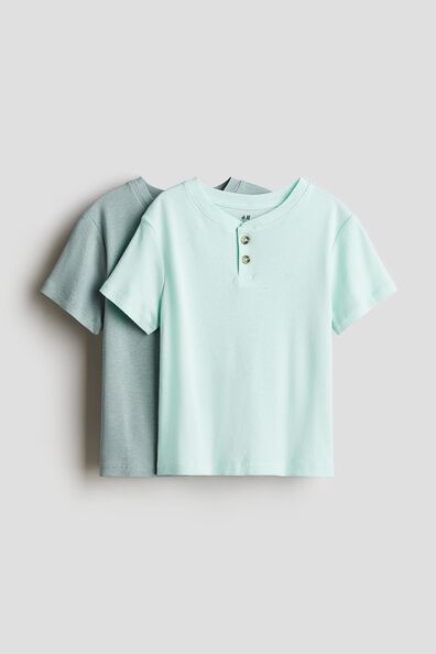 2-pack Henley T-shirts