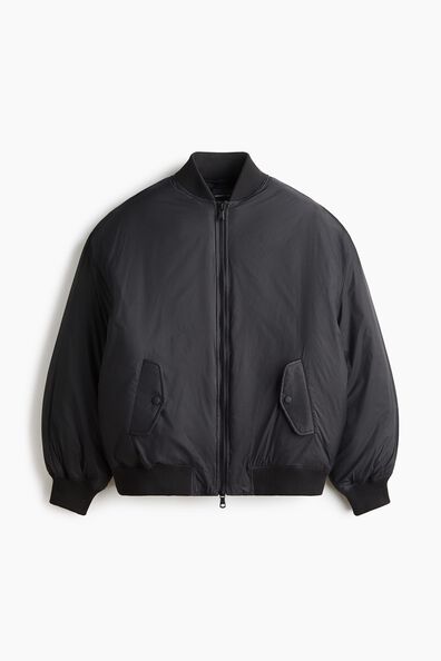 Oversized down bomber jacket