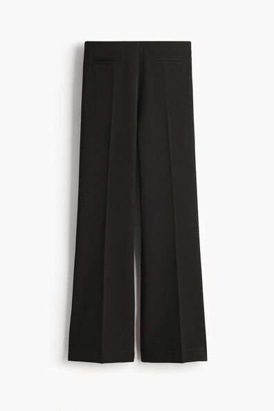 Bootcut twill trousers