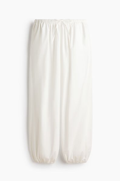 Cotton balloon trousers