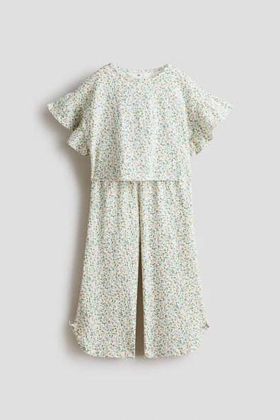 2-piece textured jersey set