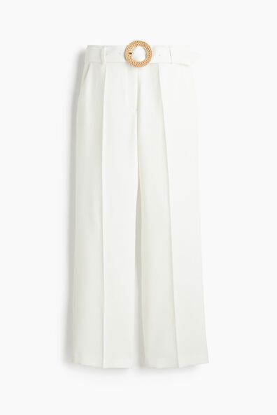 Wide tailored trousers