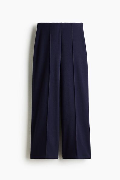 Crease-leg trousers