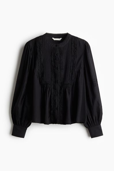 Pintucked blouse