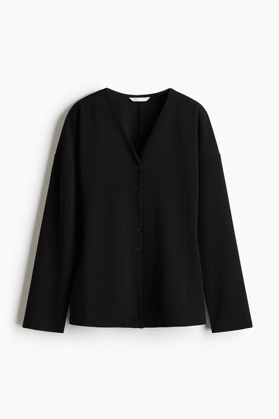 Button-front top