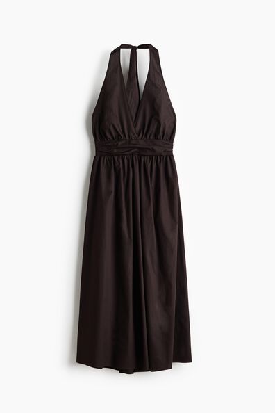 Cotton halterneck dress