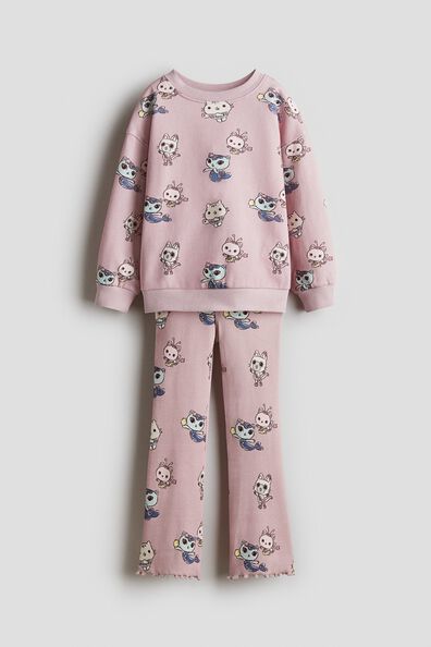 2-piece sweatshirt and leggings set