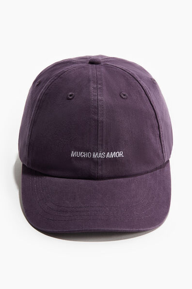 Cotton twill cap