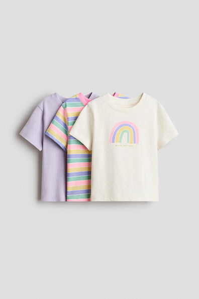 3-pack cotton T-shirts