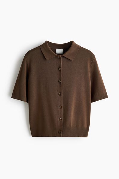Collared cardigan