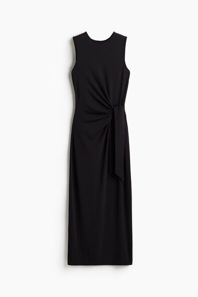 Knot-detail dress