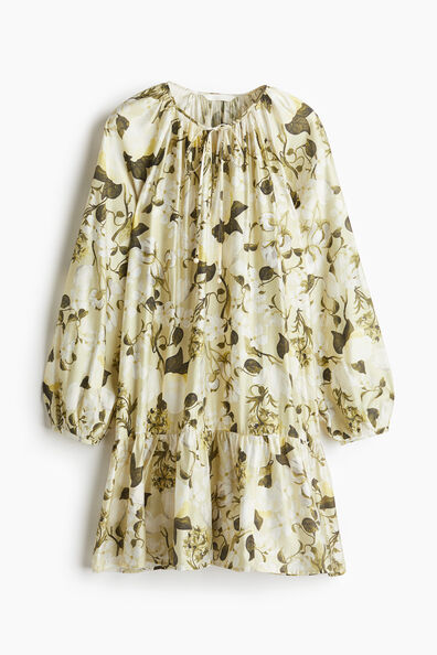 Tie-detail dress